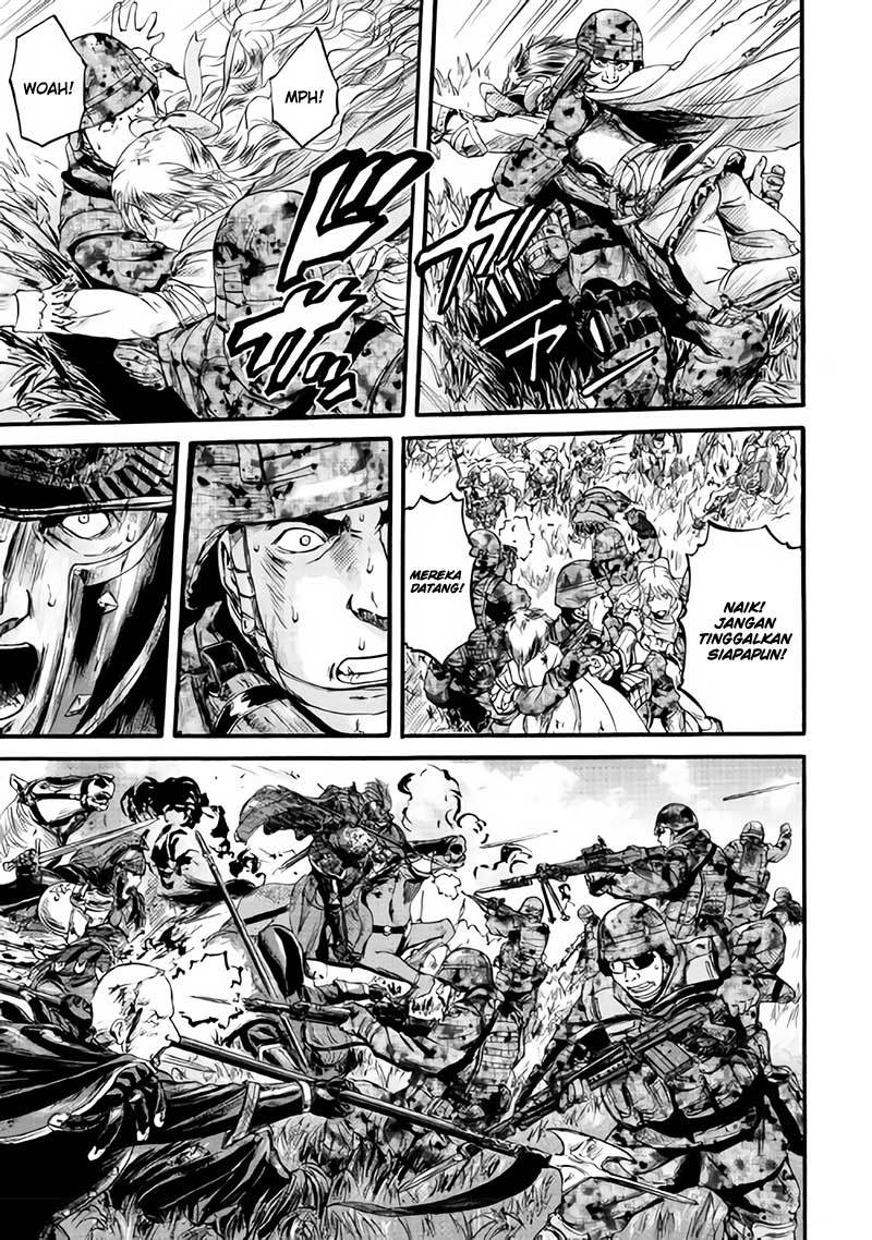 Gate – Jietai Kare no Chi nite Kaku Tatakeri Chapter 80 - halaman 9