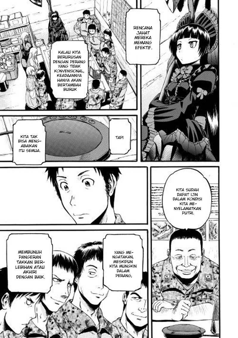 Gate – Jietai Kare no Chi nite Kaku Tatakeri Chapter 83 - halaman 11