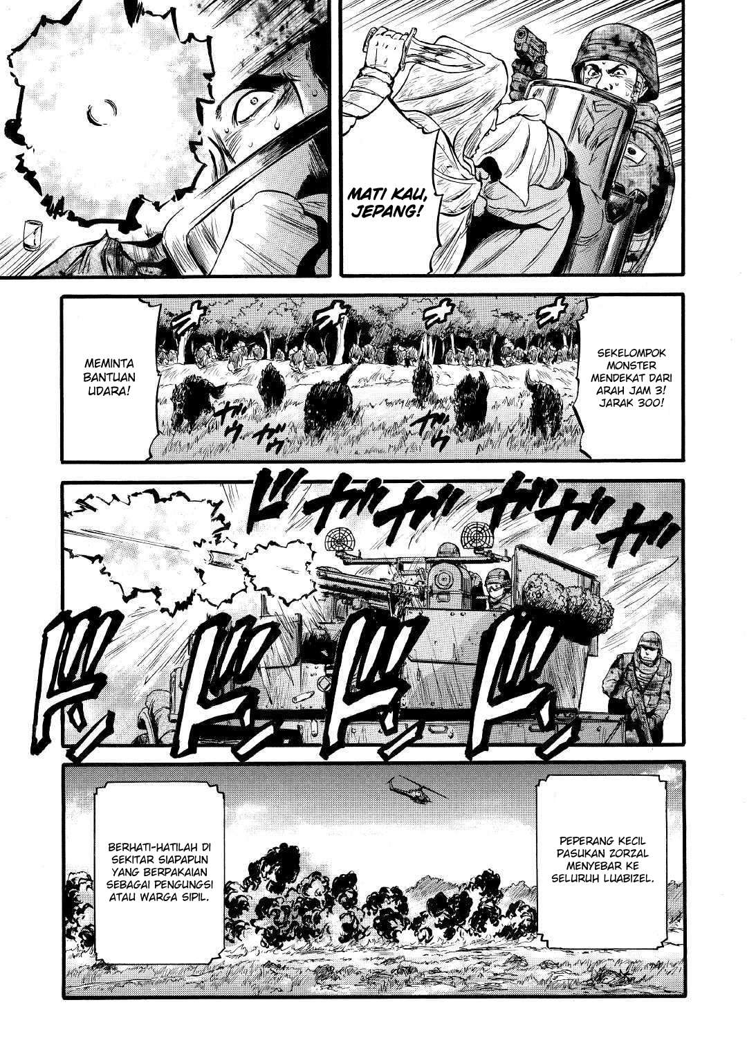 Gate – Jietai Kare no Chi nite Kaku Tatakeri Chapter 86 - halaman 19