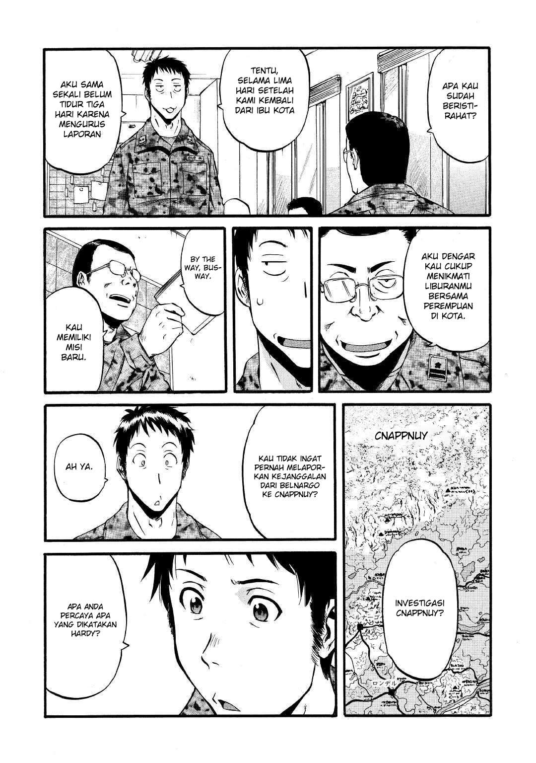 Gate – Jietai Kare no Chi nite Kaku Tatakeri Chapter 86 - halaman 23
