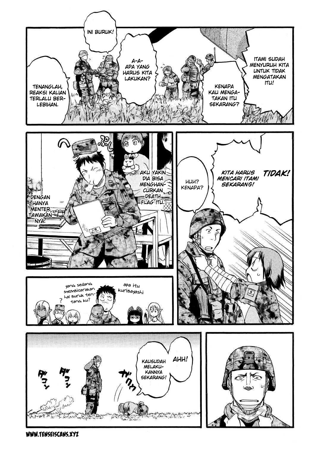 Gate – Jietai Kare no Chi nite Kaku Tatakeri Chapter 88 - halaman 34