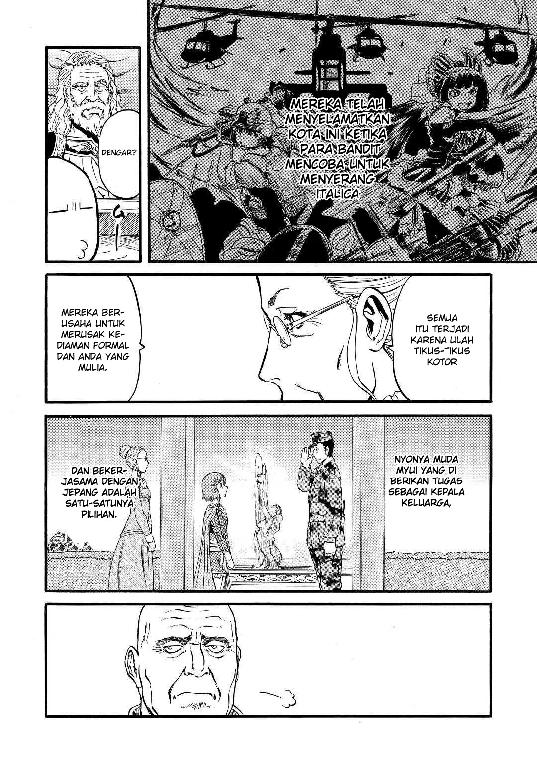 Gate – Jietai Kare no Chi nite Kaku Tatakeri Chapter 90 - halaman 18