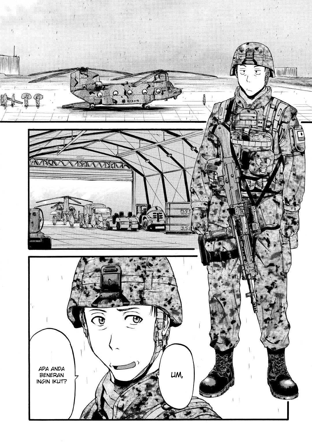Gate – Jietai Kare no Chi nite Kaku Tatakeri Chapter 92 - halaman 4