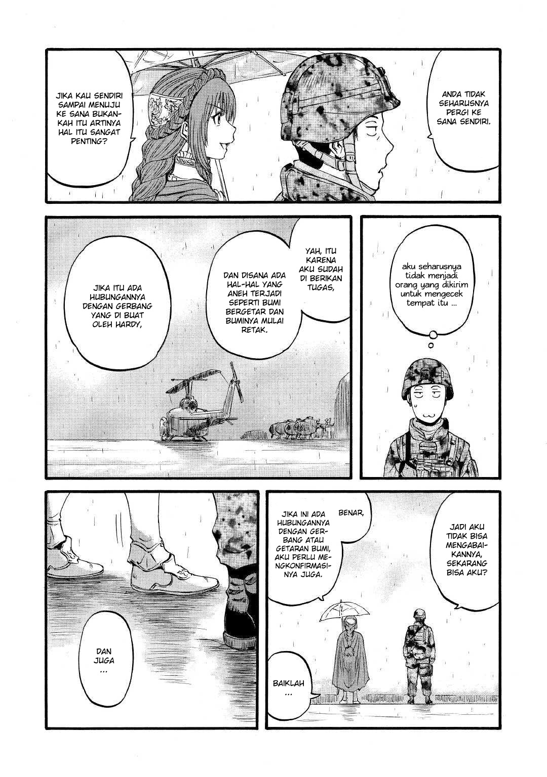 Gate – Jietai Kare no Chi nite Kaku Tatakeri Chapter 92 - halaman 6