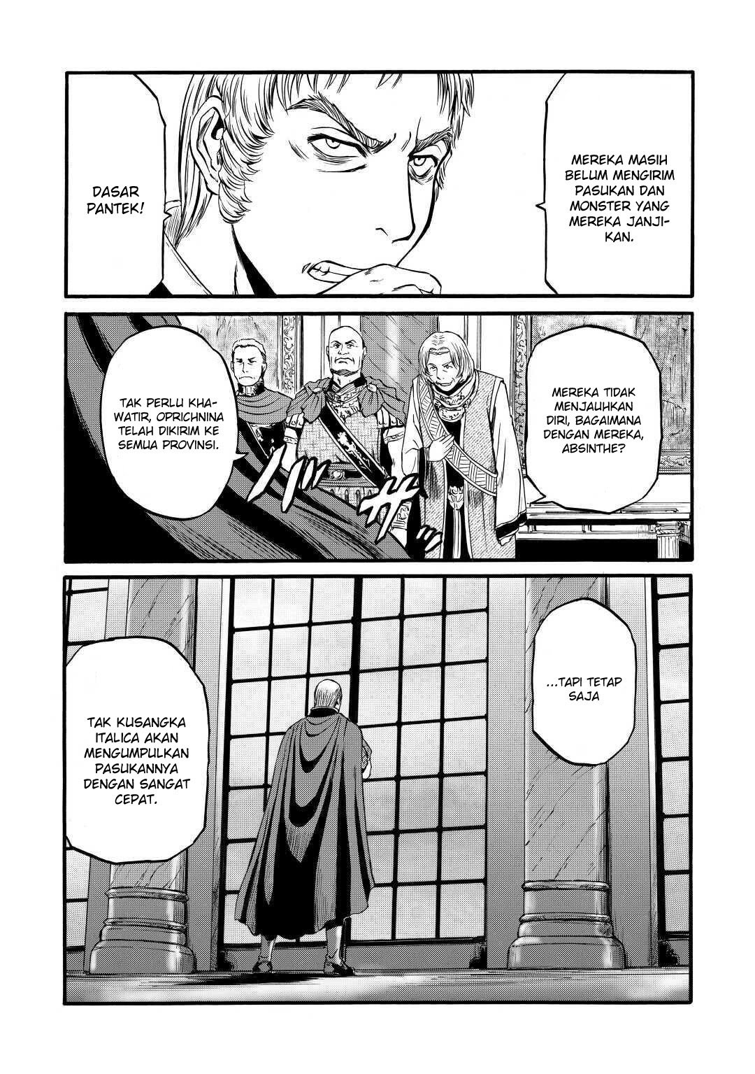 Gate – Jietai Kare no Chi nite Kaku Tatakeri Chapter 96 - halaman 21