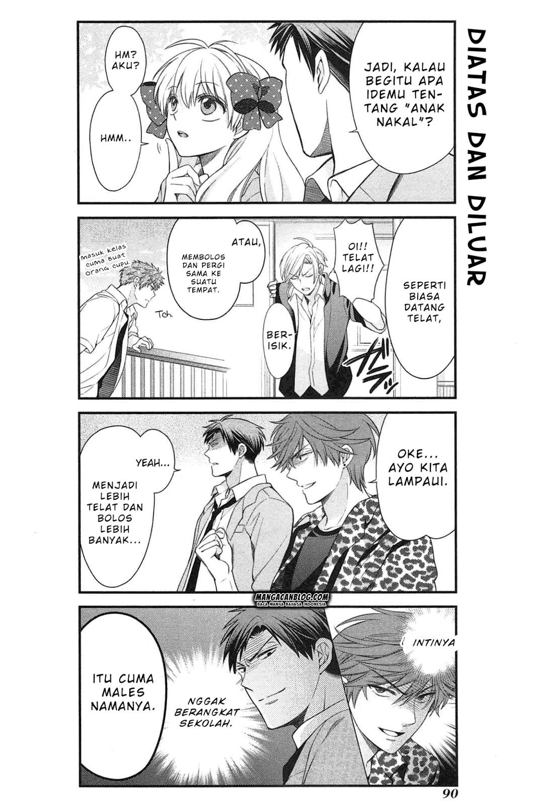 Gekkan Shoujo Nozaki-kun Chapter 27 - halaman 4