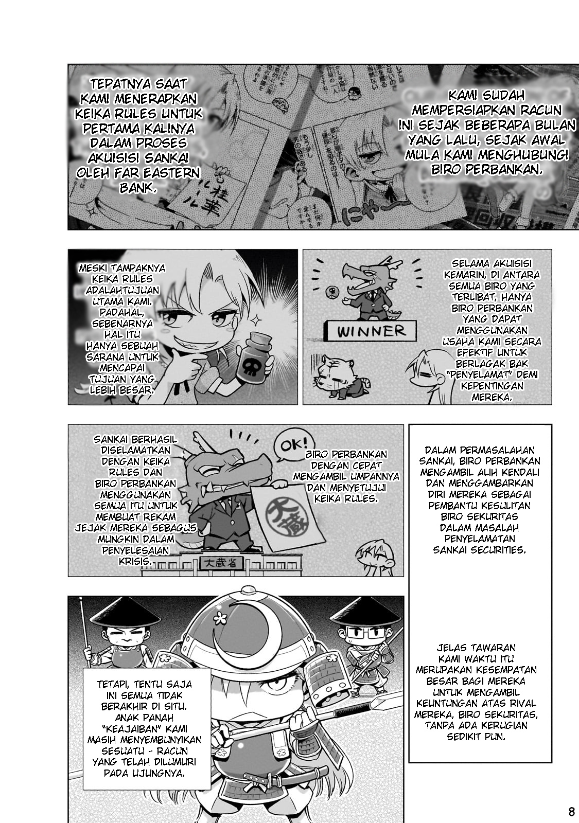 Gendai Shakai de Otome Game no Akuyaku Reijou wo Suru no wa Chotto Taihen Chapter 10 - halaman 8