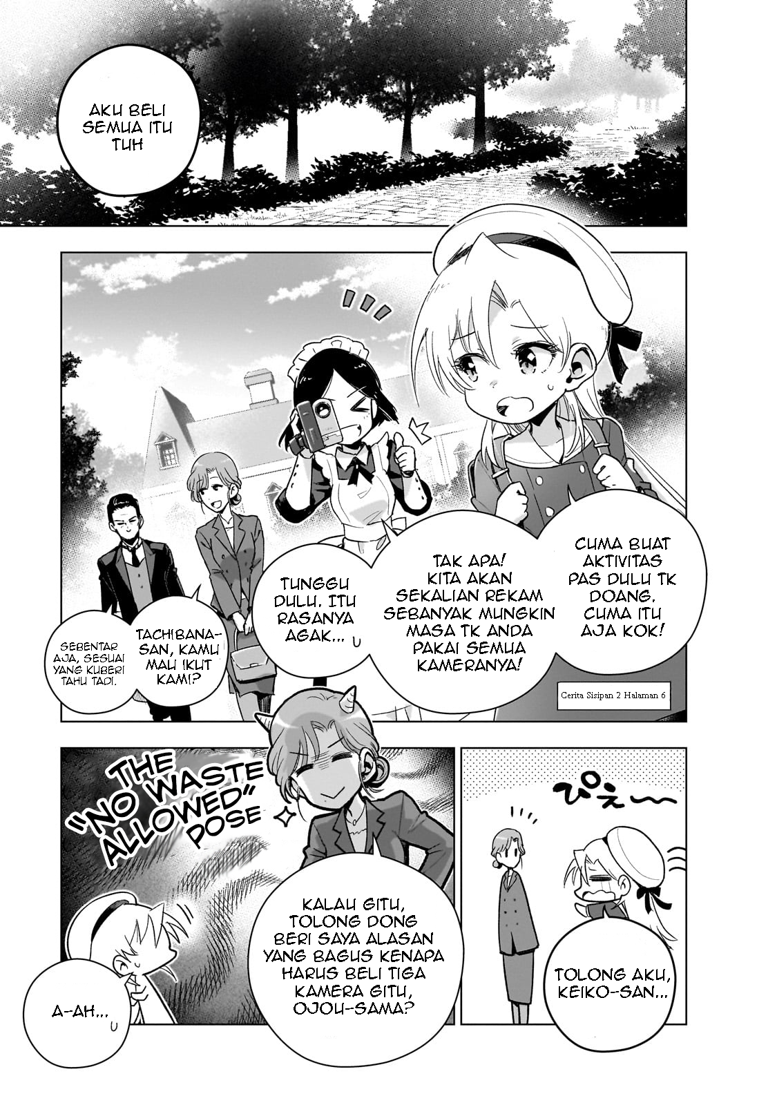Gendai Shakai de Otome Game no Akuyaku Reijou wo Suru no wa Chotto Taihen Chapter 14.5 - halaman 4