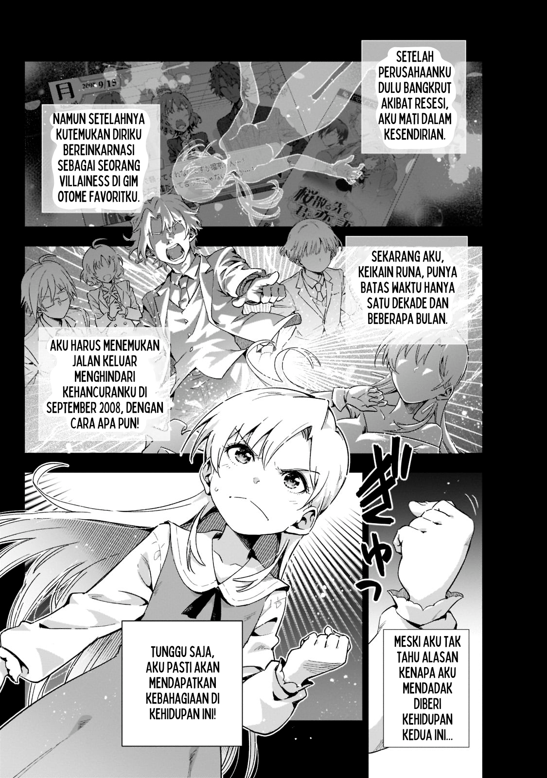 Gendai Shakai de Otome Game no Akuyaku Reijou wo Suru no wa Chotto Taihen Chapter 2 - halaman 1