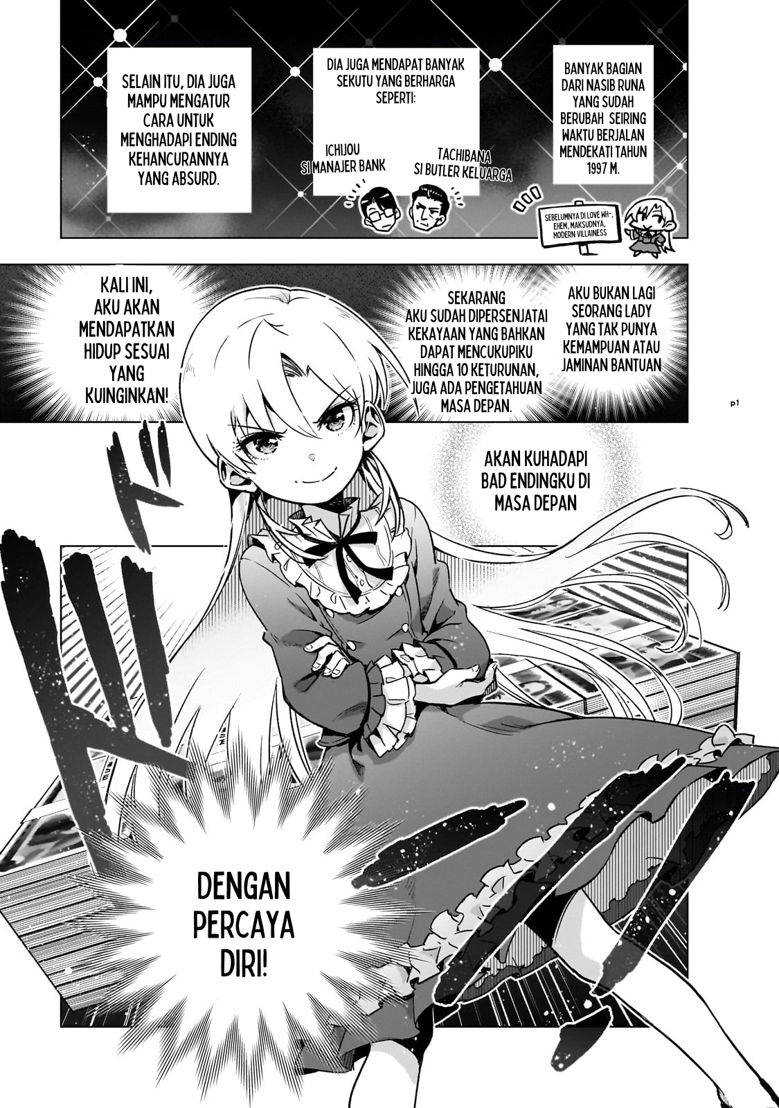 Gendai Shakai de Otome Game no Akuyaku Reijou wo Suru no wa Chotto Taihen Chapter 4 - halaman 1