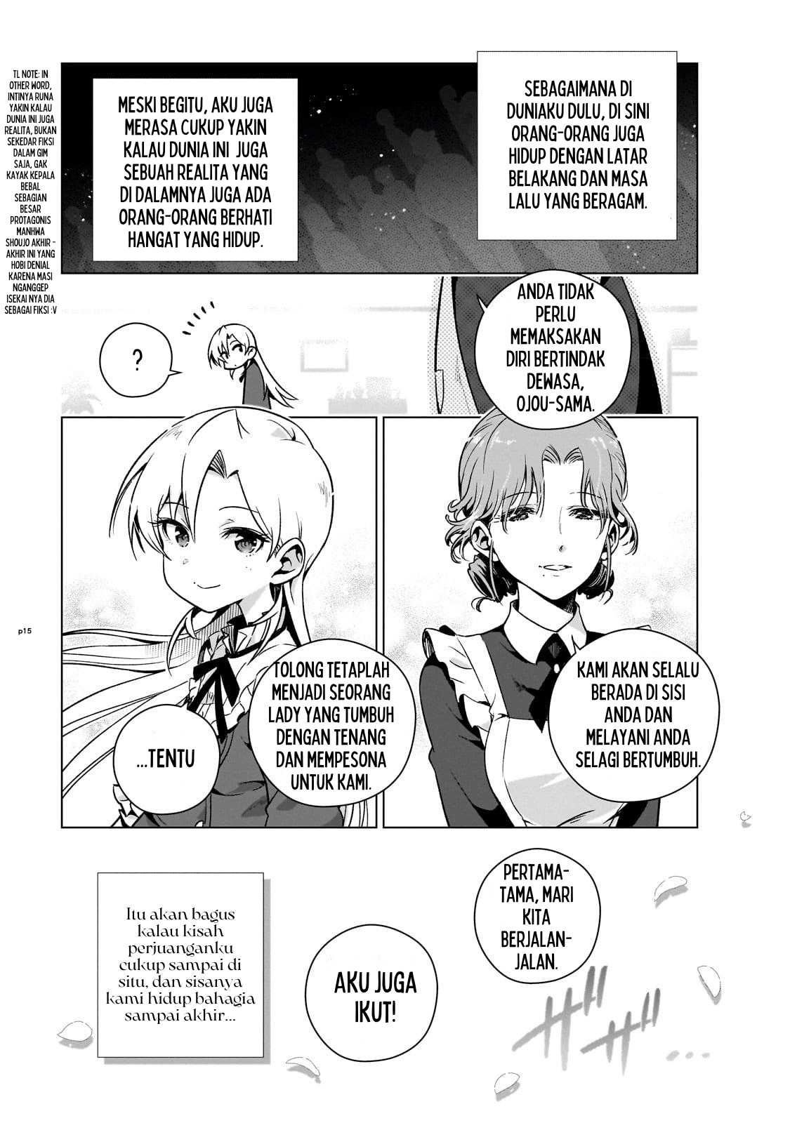 Gendai Shakai de Otome Game no Akuyaku Reijou wo Suru no wa Chotto Taihen Chapter 4 - halaman 15