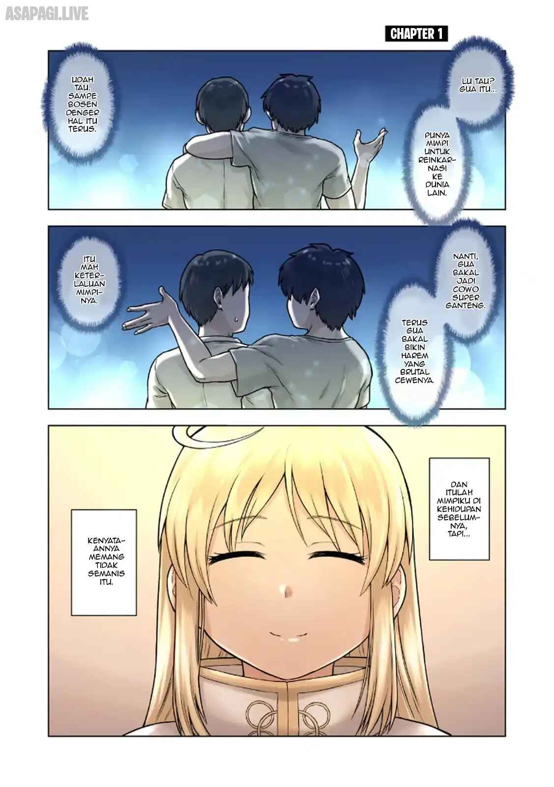 Genderswap Reincarnated as the Sub Heroine Chapter 1 - halaman 8