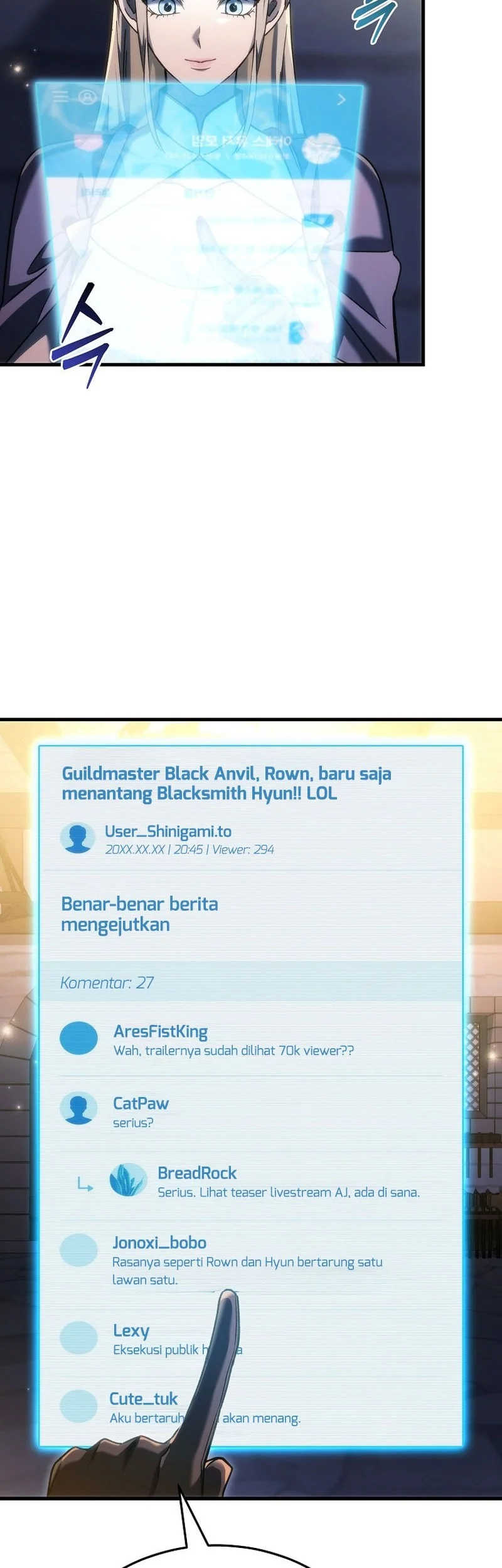 Genius Blacksmith’s Game Chapter 30 - halaman 44