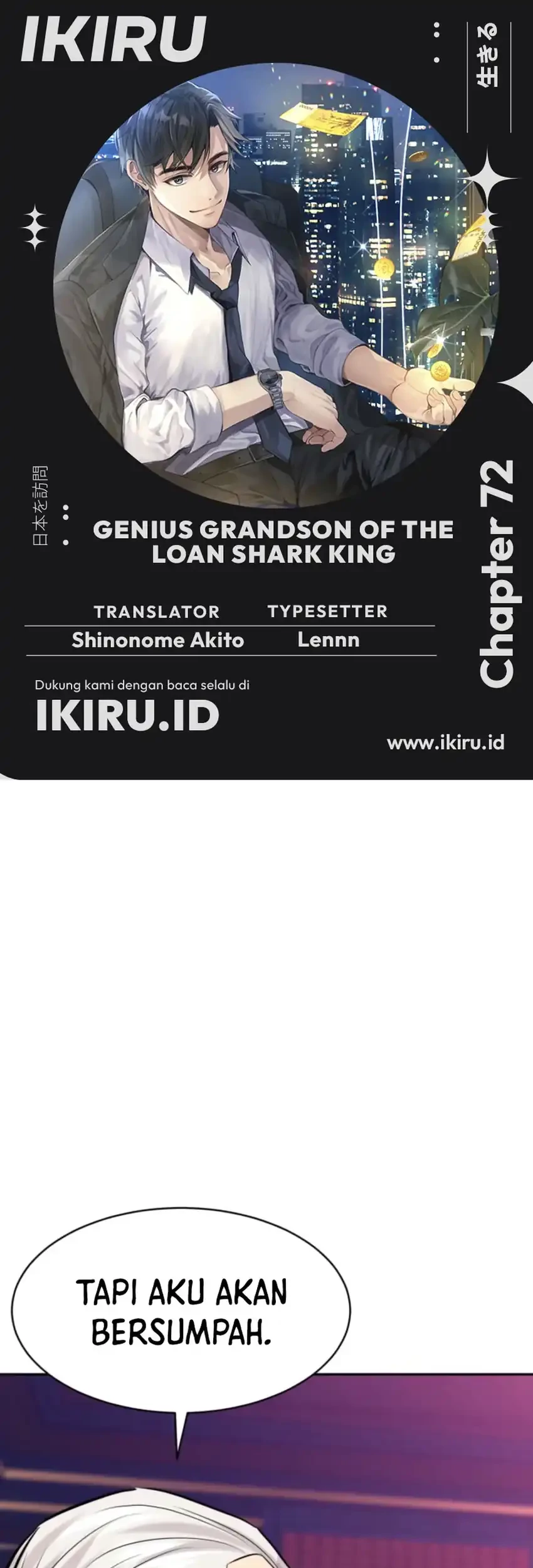 Genius Grandson of the Loan Shark King Chapter 72 - halaman 1