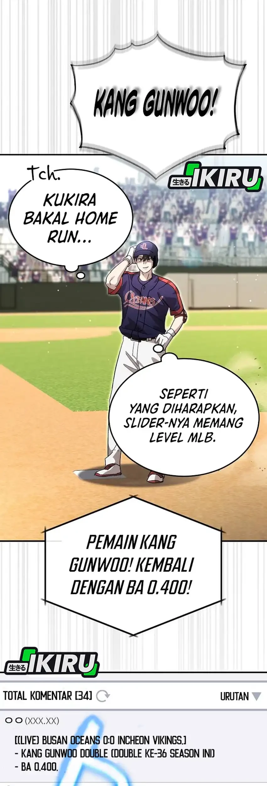 Genius Hitter Hits Fastball Chapter 107 - halaman 41