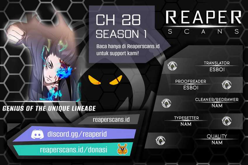 Genius of the Unique Lineage Chapter 28 - halaman 1