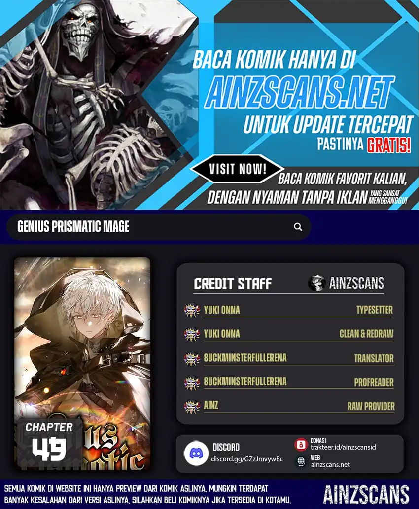 Genius Prismatic Mage Chapter 49 - halaman 1