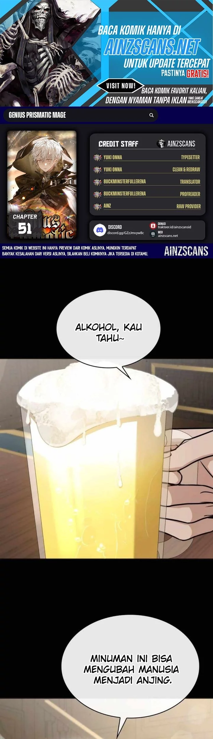Genius Prismatic Mage Chapter 50 - halaman 1