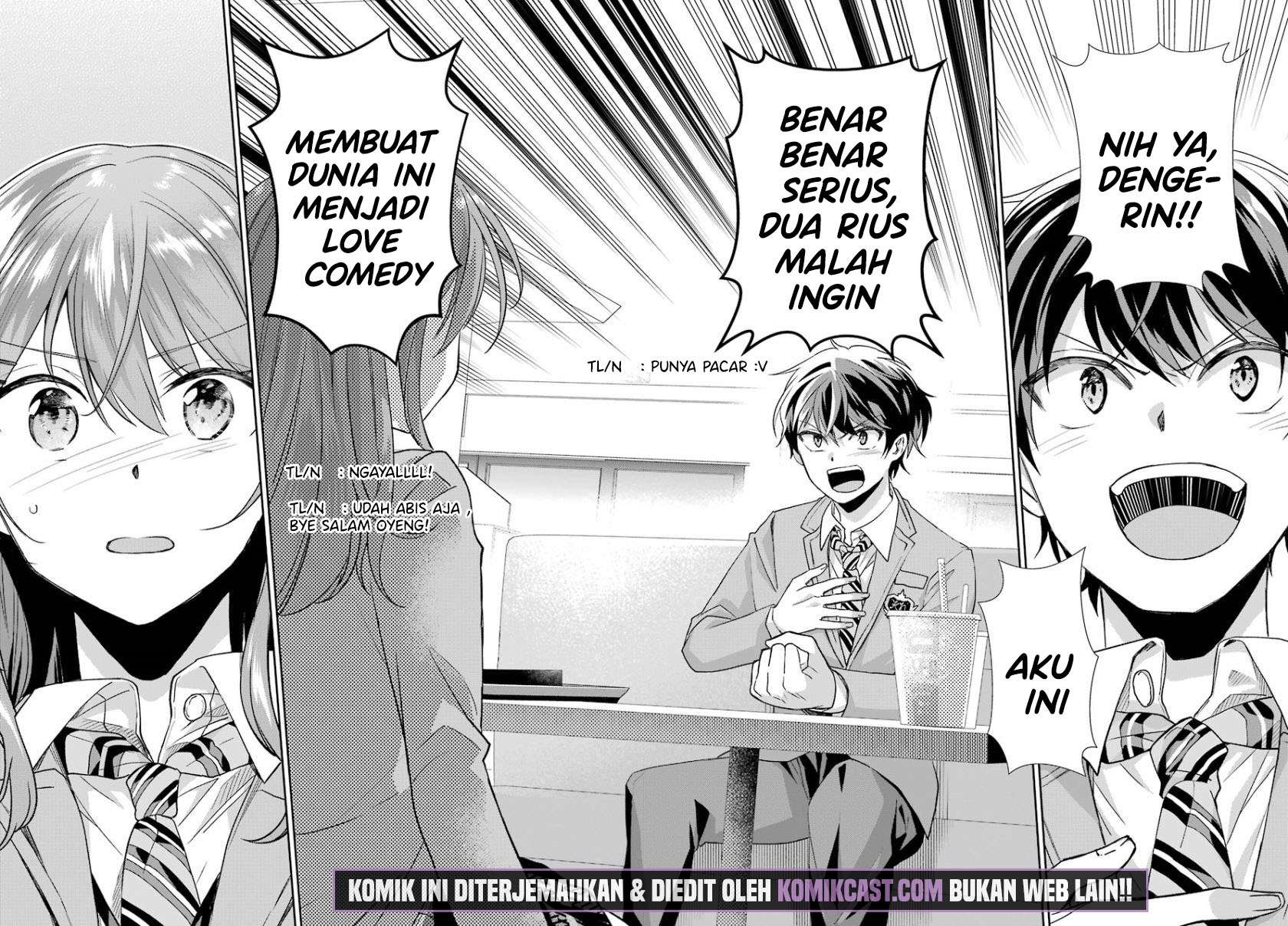 Genjitsu de Love Comedy Dekinai to Dare ga Kimeta? Chapter 1.1 - halaman 22
