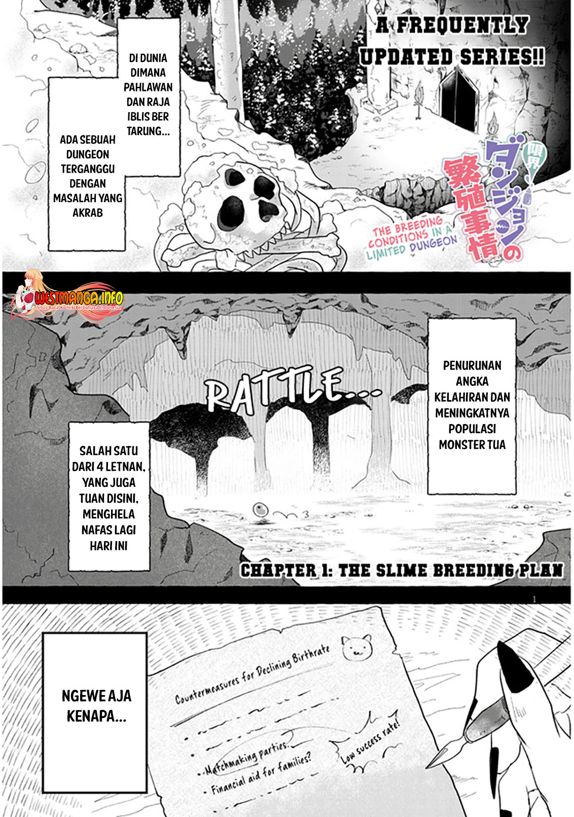 Genkai Dungeon no Hanshoku Jijou Chapter 1 - halaman 2