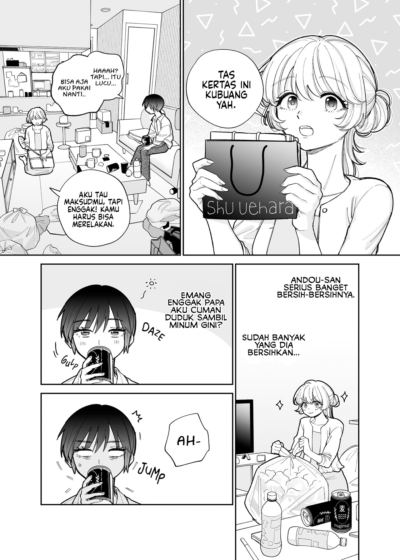 Genkai OL to Joshidaisei ga ○○ suru Hanashi Chapter 1 - halaman 14