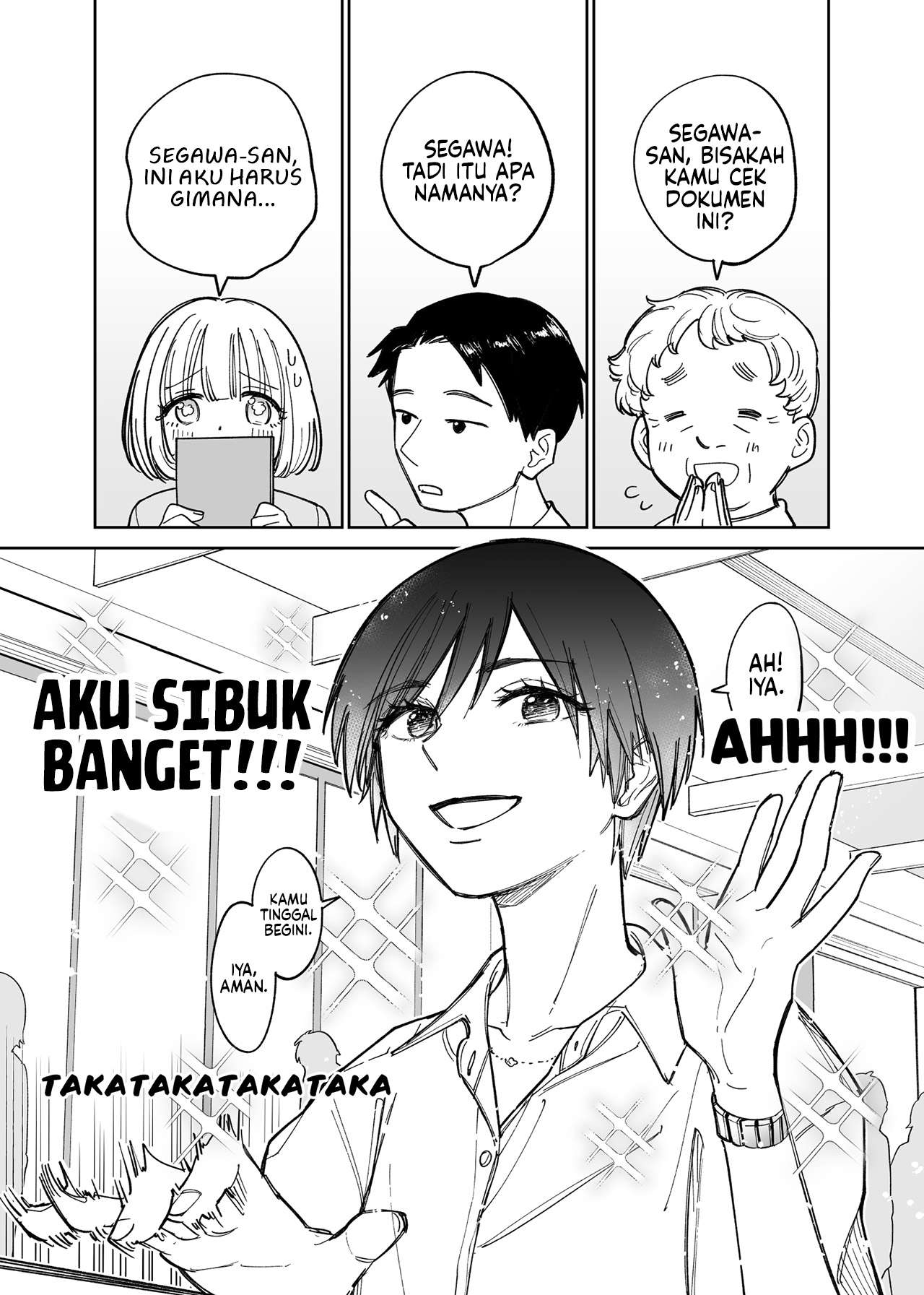 Genkai OL to Joshidaisei ga ○○ suru Hanashi Chapter 1 - halaman 3
