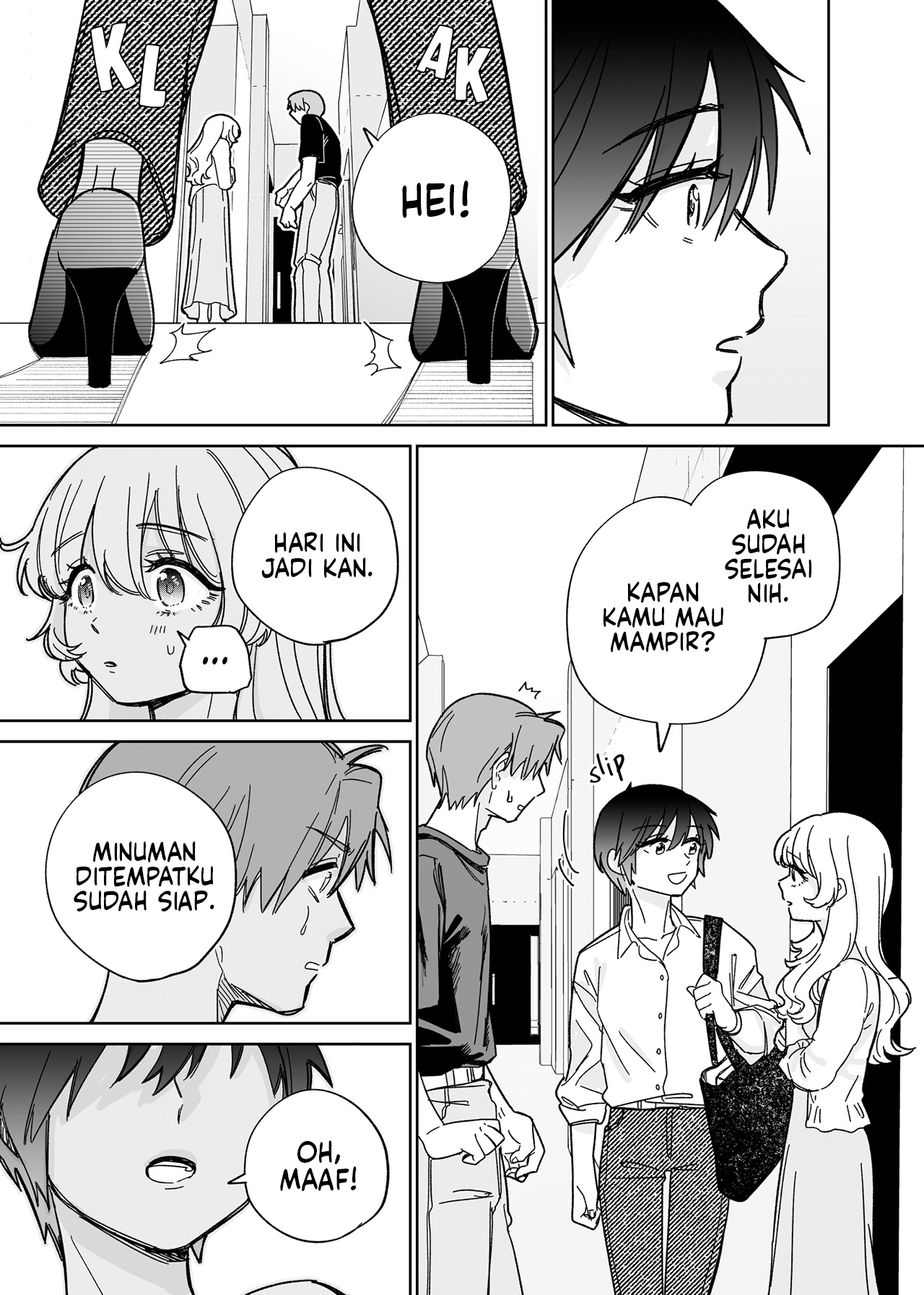 Genkai OL to Joshidaisei ga ○○ suru Hanashi Chapter 1 - halaman 9