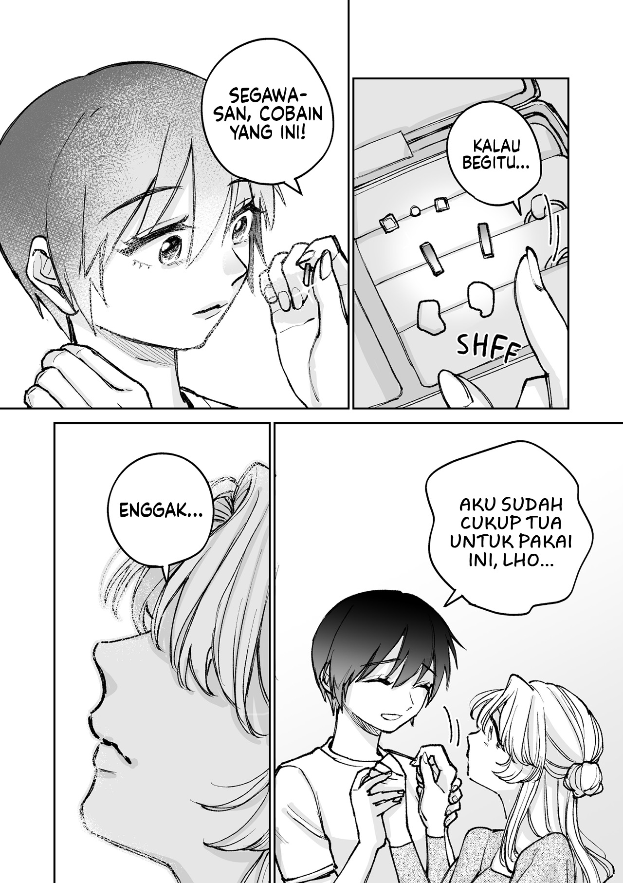 Genkai OL to Joshidaisei ga ○○ suru Hanashi Chapter 2 - halaman 14