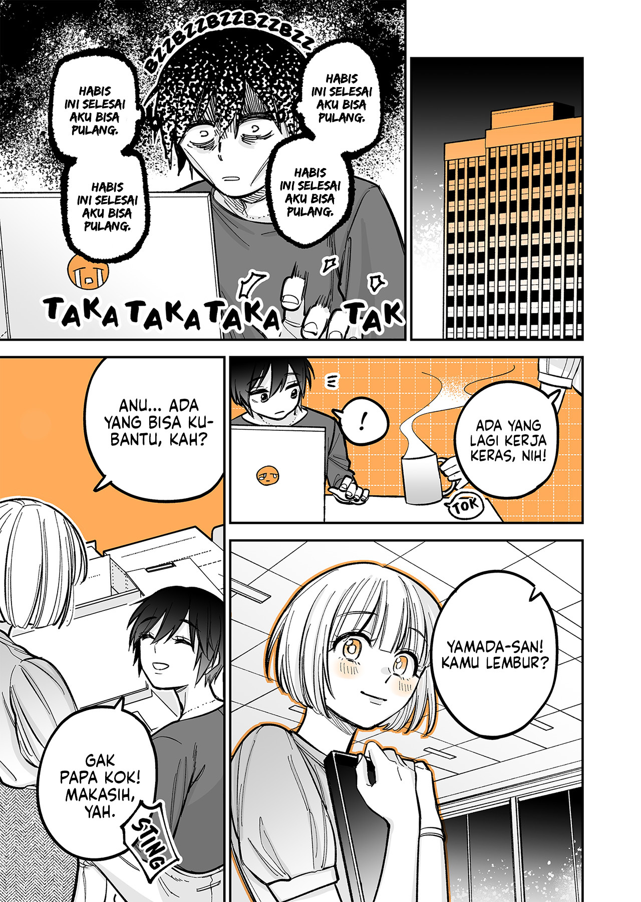 Genkai OL to Joshidaisei ga ○○ suru Hanashi Chapter 3.4 - halaman 3