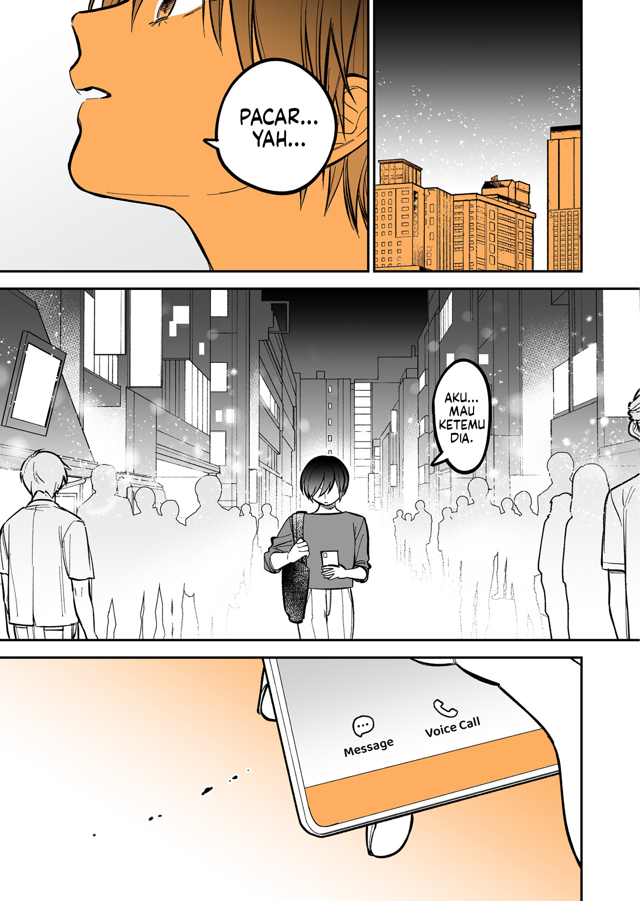 Genkai OL to Joshidaisei ga ○○ suru Hanashi Chapter 3.4 - halaman 7