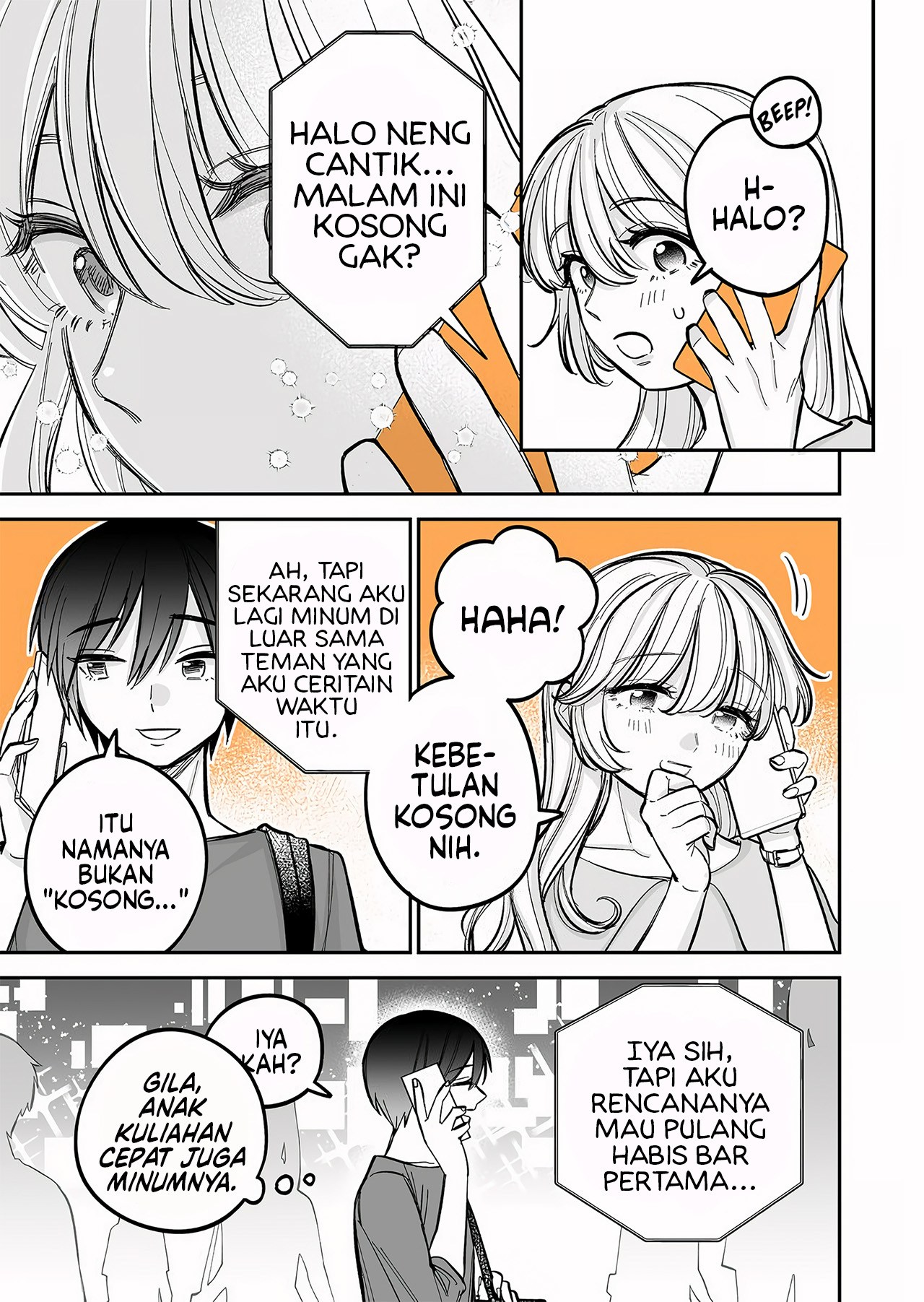 Genkai OL to Joshidaisei ga ○○ suru Hanashi Chapter 4.2 - halaman 3
