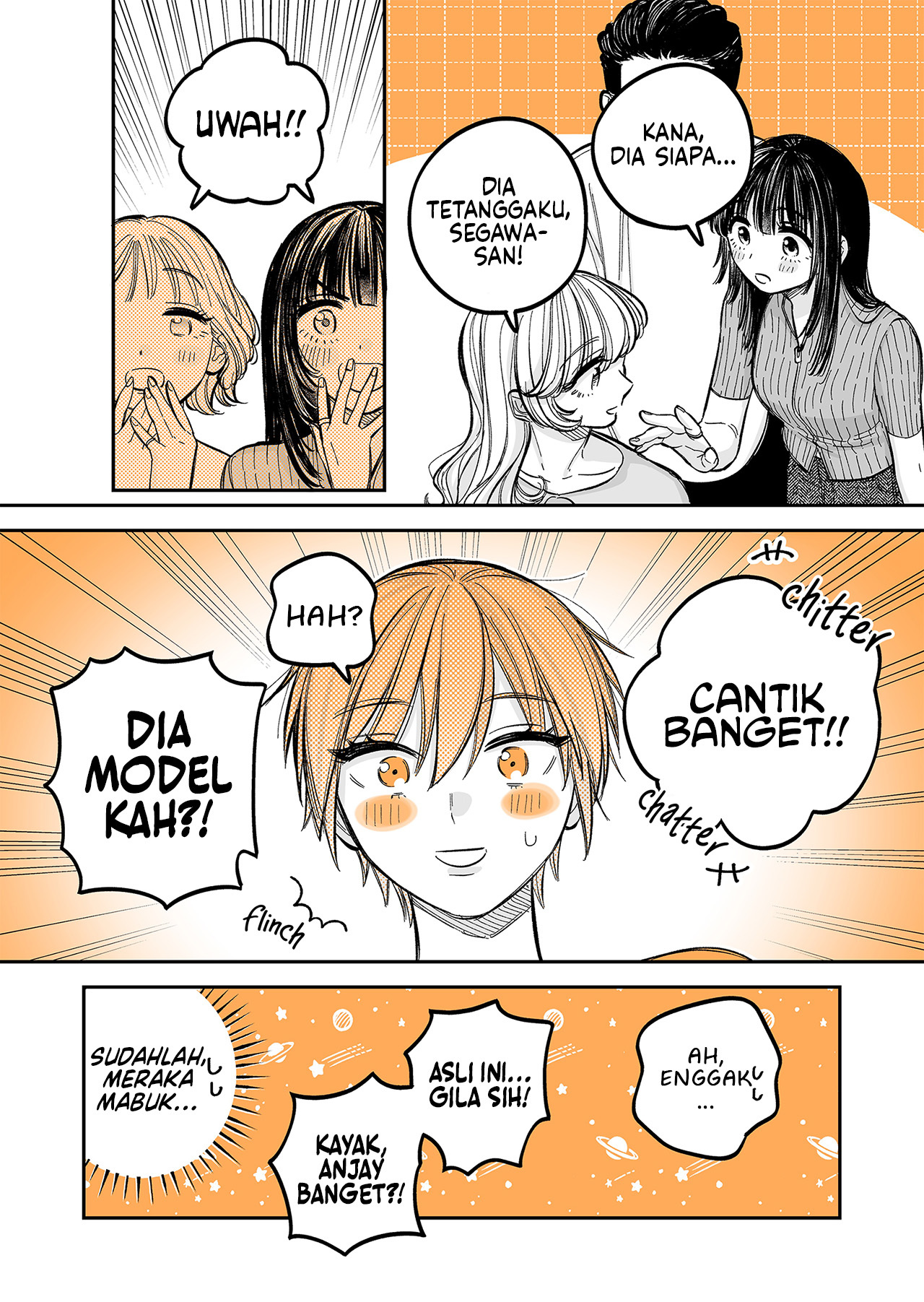Genkai OL to Joshidaisei ga ○○ suru Hanashi Chapter 4.3 - halaman 4