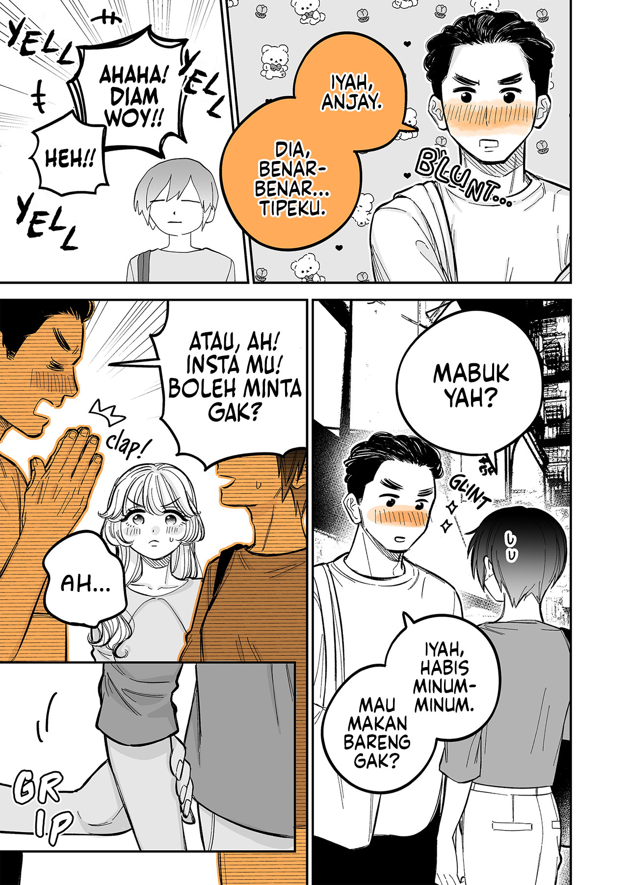 Genkai OL to Joshidaisei ga ○○ suru Hanashi Chapter 4.3 - halaman 5