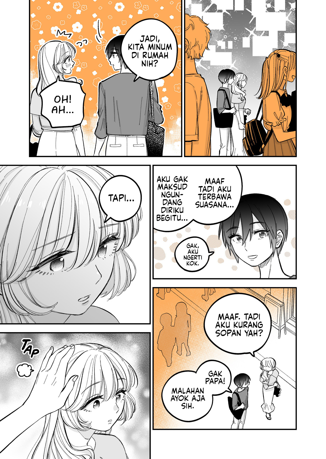 Genkai OL to Joshidaisei ga ○○ suru Hanashi Chapter 4.4 - halaman 3