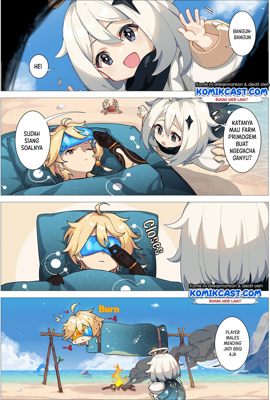 Genshin Impact 4-koma Chapter 1 - halaman 1