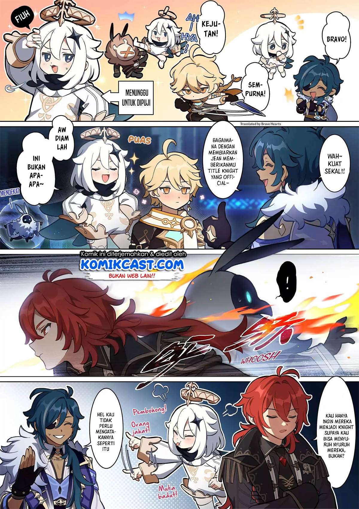 Genshin Impact 4-koma Chapter 14 - halaman 1