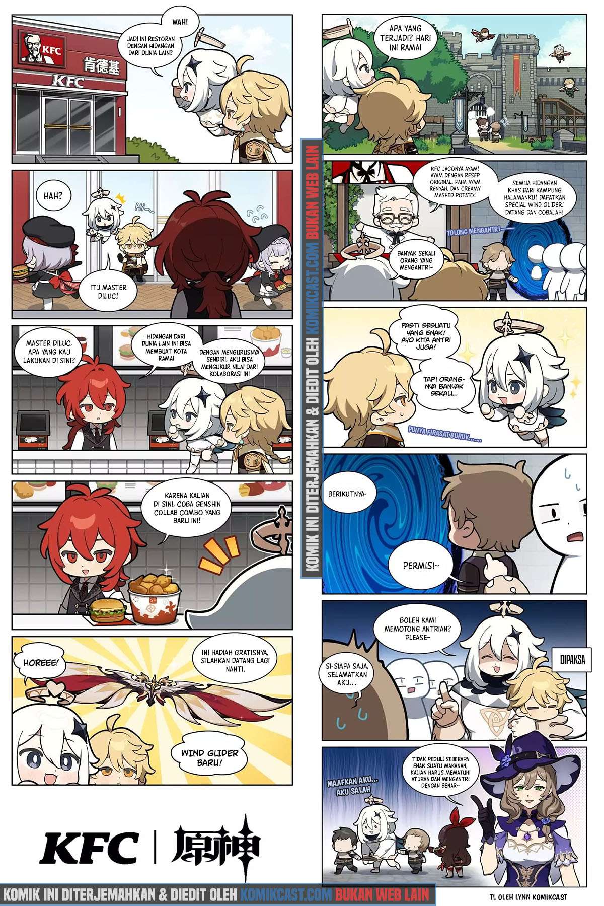 Genshin Impact 4-koma Chapter 16.5 - halaman 1