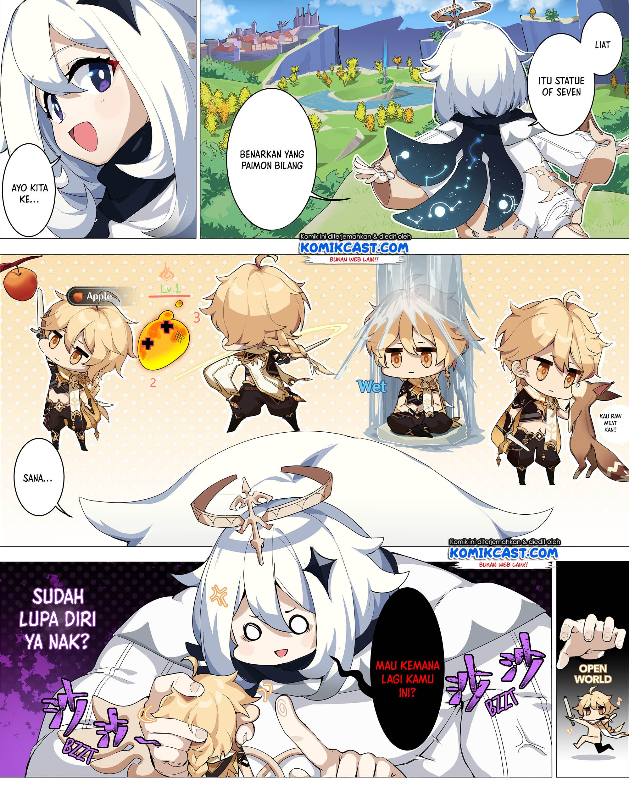 Genshin Impact 4-koma Chapter 2 - halaman 1