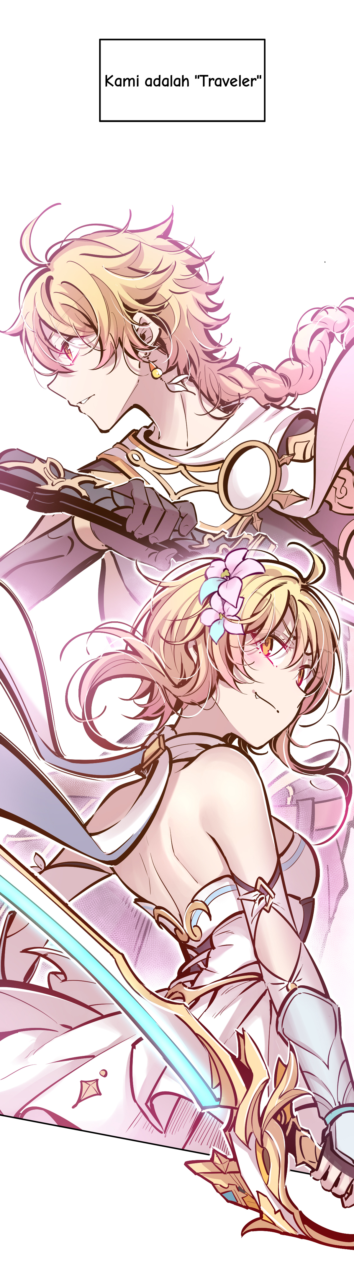 Genshin Impact - Aether & Lumine's Daily Sibling Life (Doujinshi) Chapter 1 - halaman 4