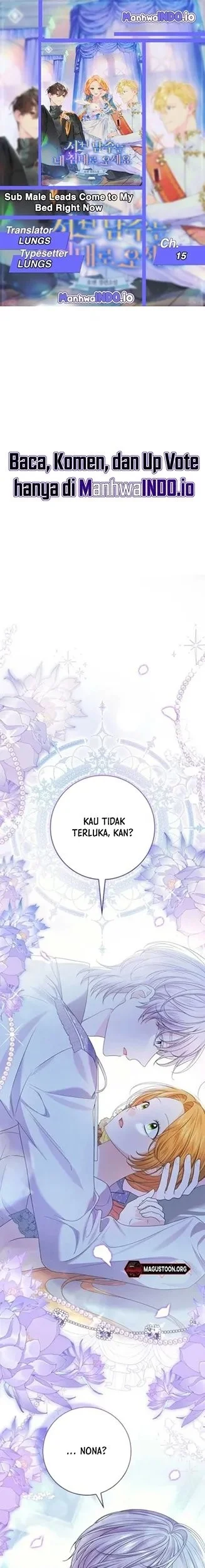 Get in My Bed, Supporting Male Leads! Chapter 15 - halaman 1