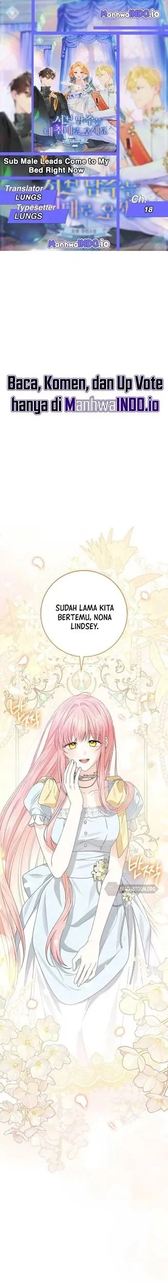 Get in My Bed, Supporting Male Leads! Chapter 18 - halaman 1