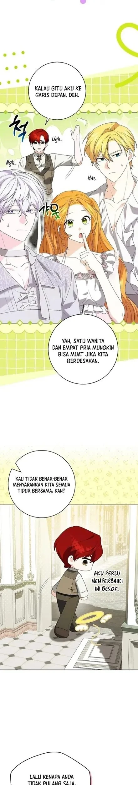 Get in My Bed, Supporting Male Leads! Chapter 34 - halaman 11