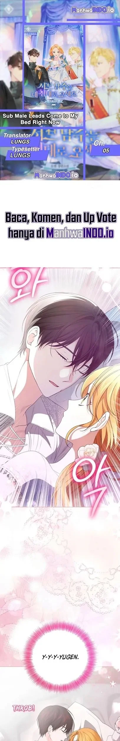 Get in My Bed, Supporting Male Leads! Chapter 5 - halaman 1