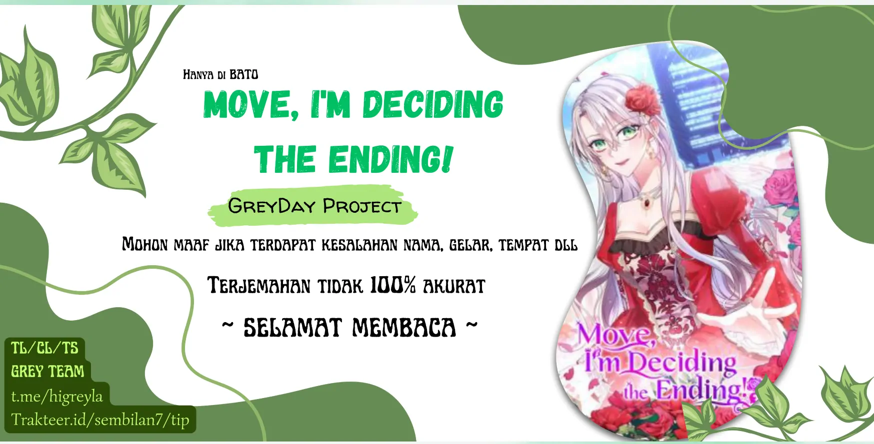 Get out of my way, I will Decide the Ending Chapter 60 - halaman 1