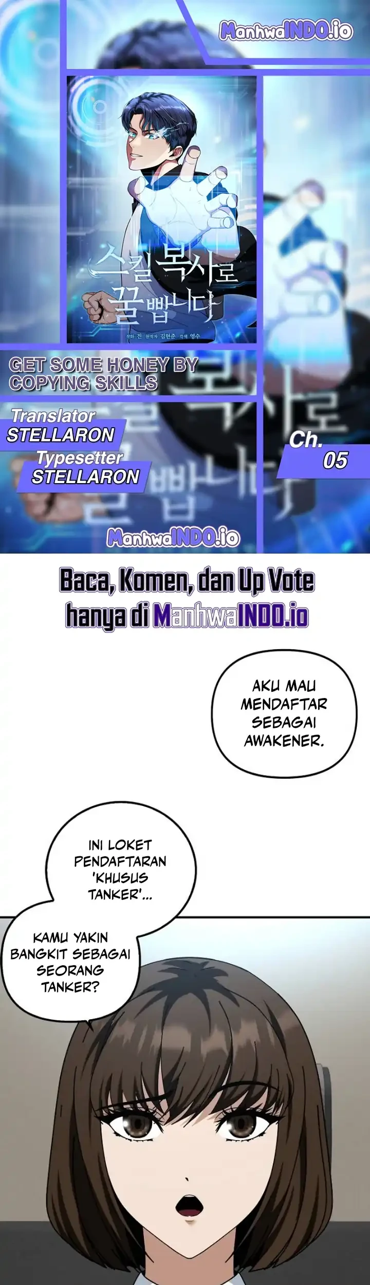 Get Some Honey by Copying Skills Chapter 5 - halaman 1
