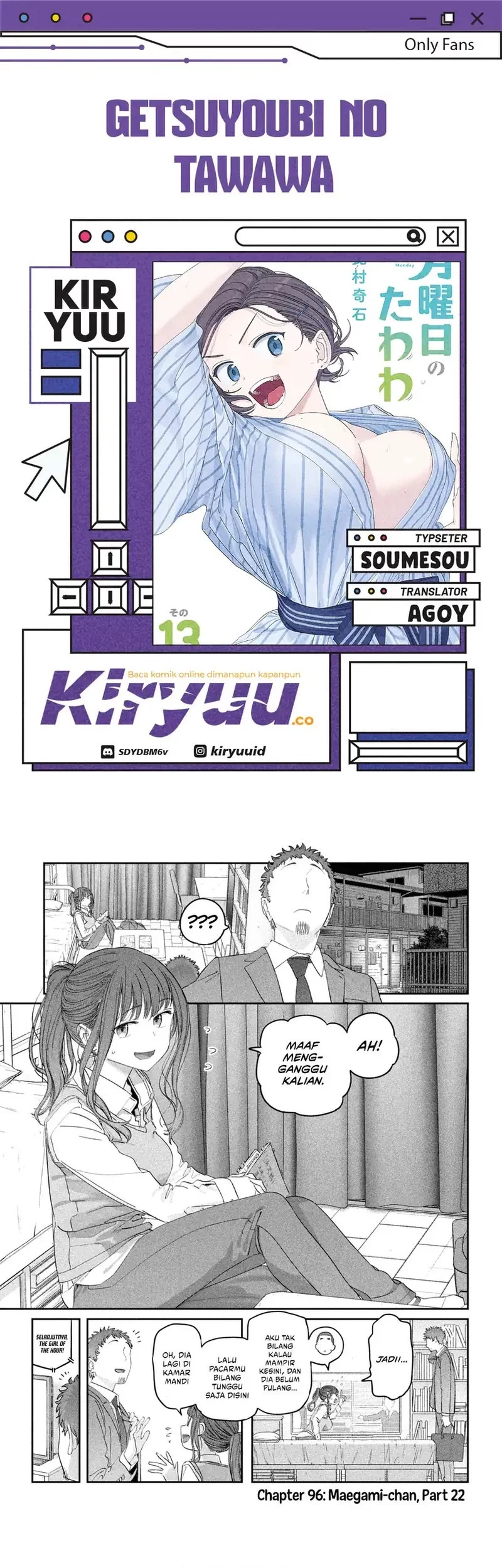 Getsuyoubi no Tawawa (Serialization) Chapter 96 - halaman 1