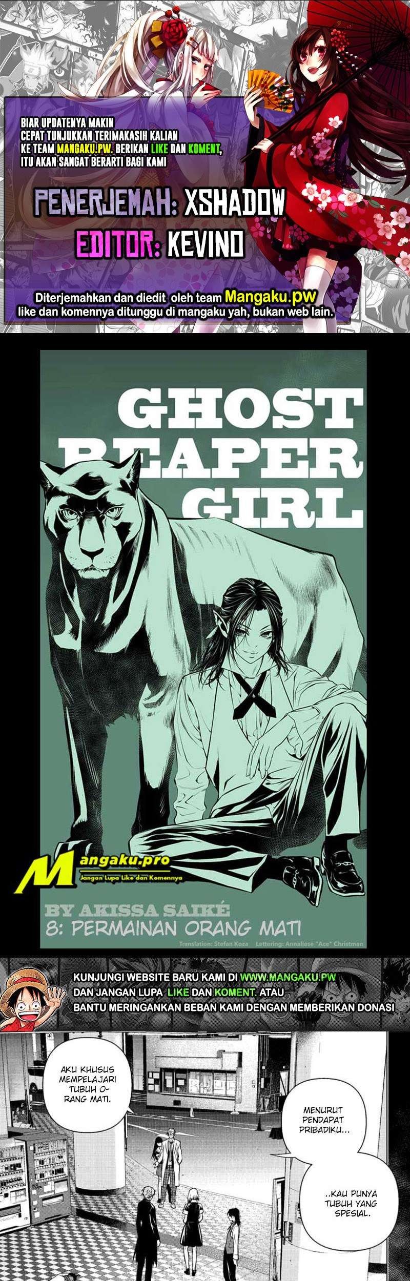 Ghost Girl Chapter 8 - halaman 1