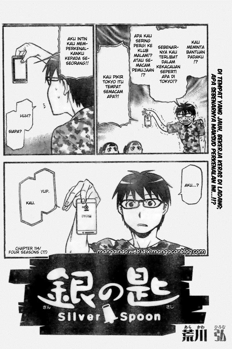 Gin no Saji Chapter 114 - halaman 4