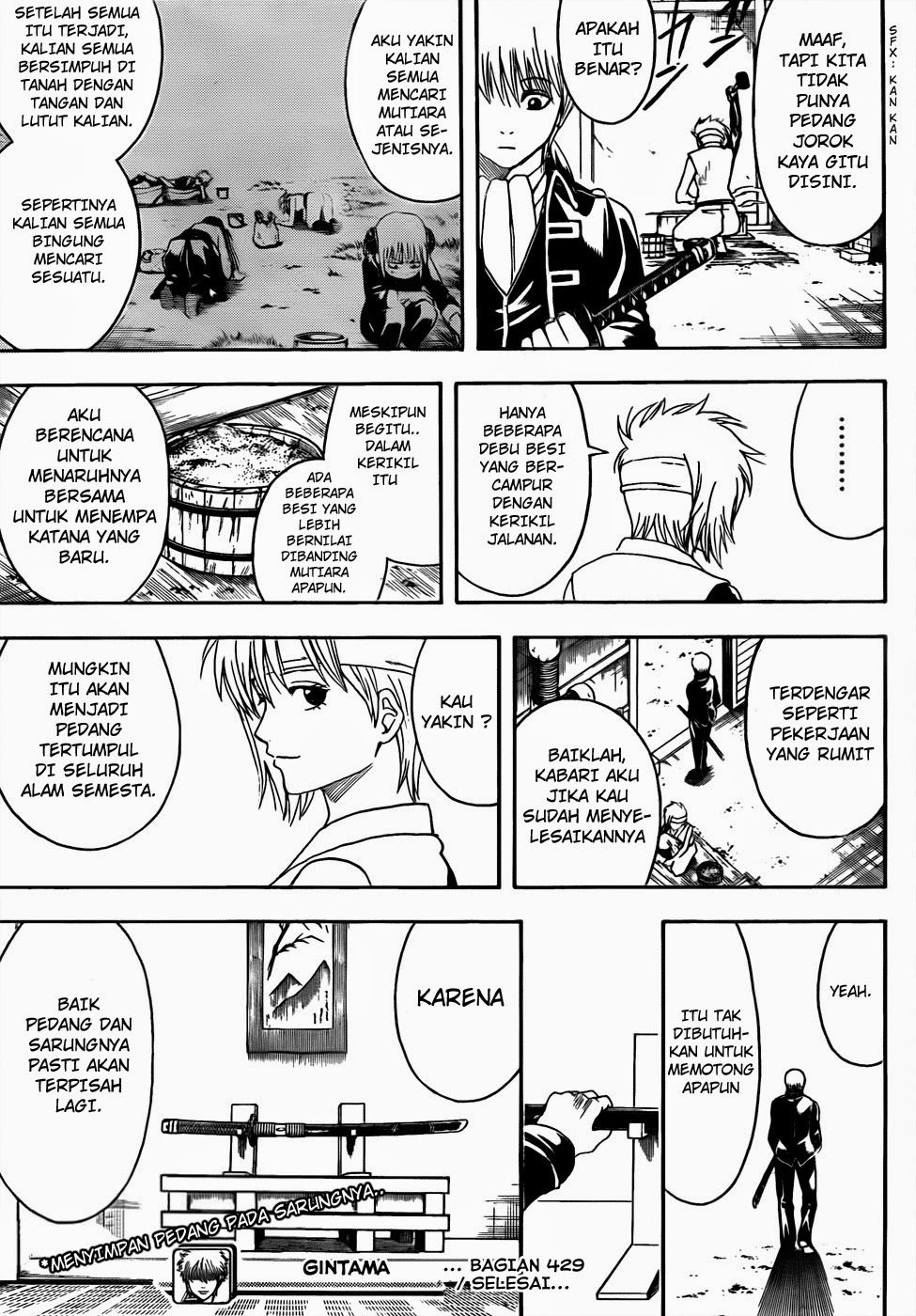 Gintama Chapter 429 - halaman 19