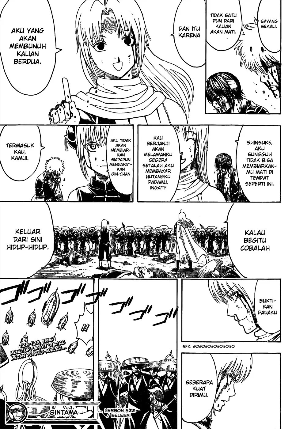 Gintama Chapter 522 - halaman 18